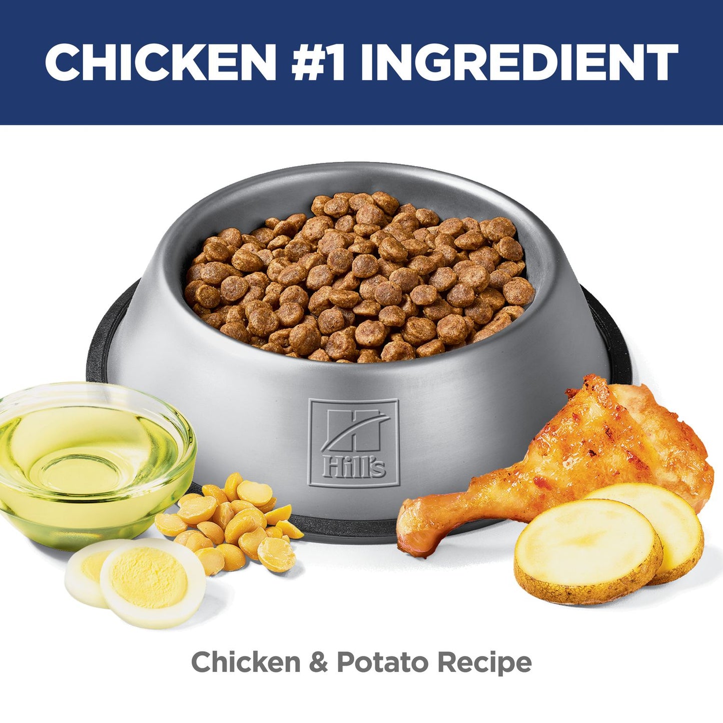 Hill's Science Diet | Alimento seco para perros adultos Adult Sensitive Stomach & Skin. Receta de pollo y cebada.
