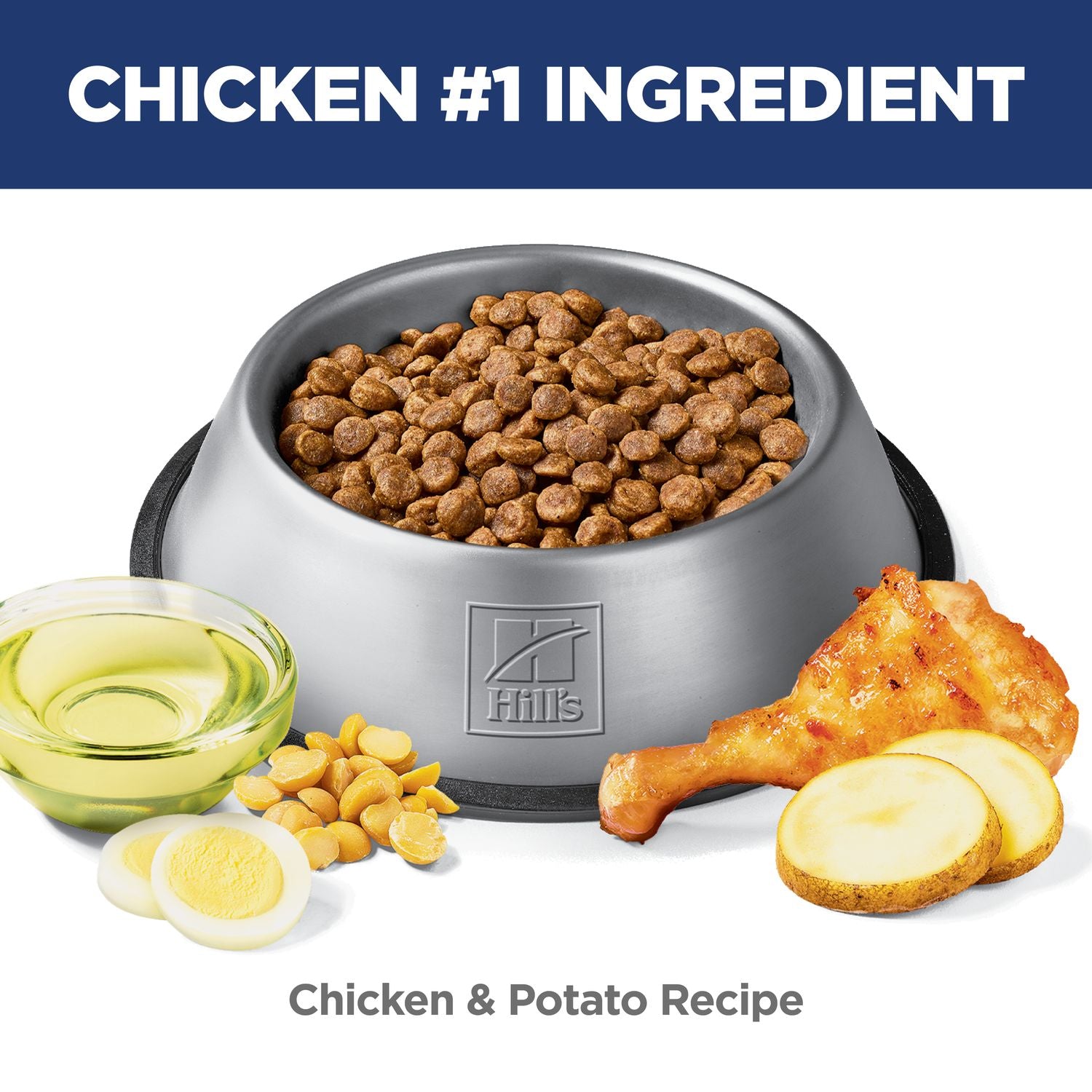 Hill's Science Diet | Alimento seco para perros adultos Adult Sensitive Stomach & Skin. Receta de pollo y cebada.