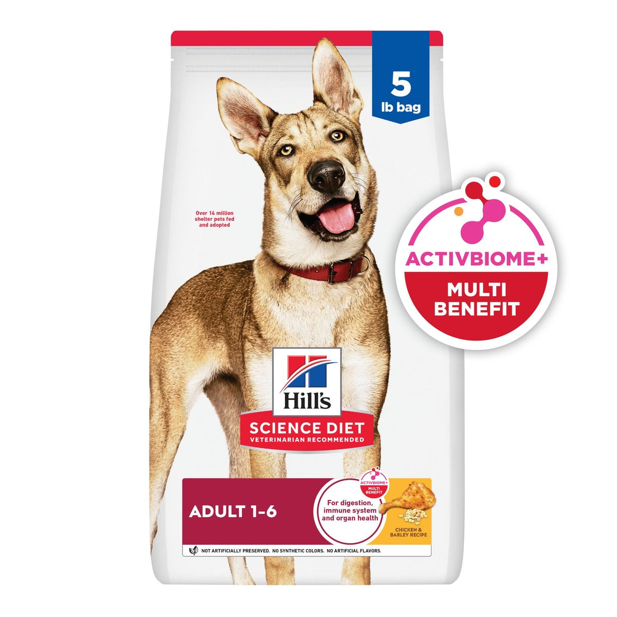 Hill's Science Diet | Alimento seco para perros adultos Adult. Receta de pollo y cebada.