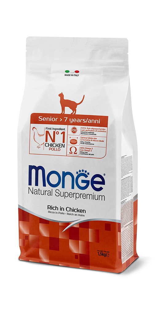 Monge | Alimento seco para gatos maduros Senior
