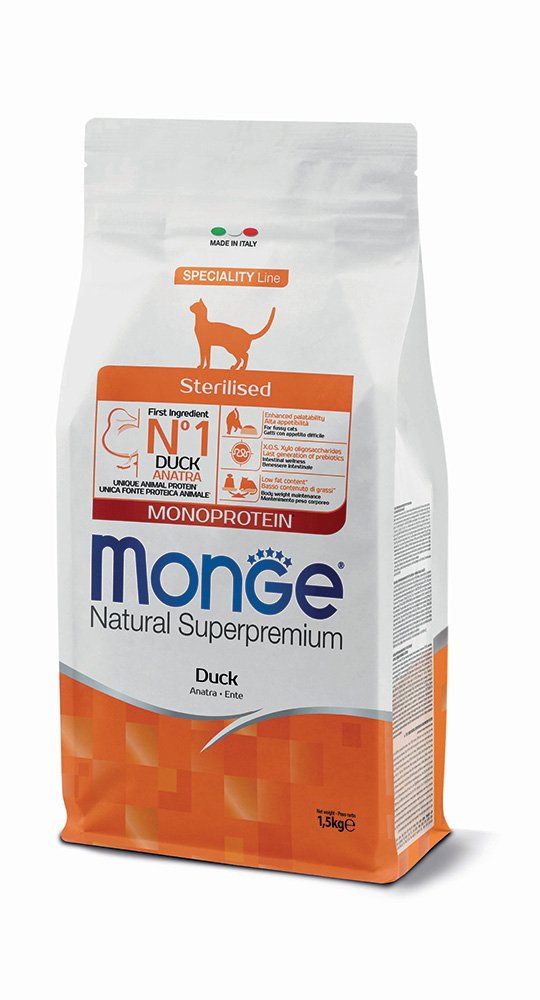 Monge | Alimento húmedo para perros adultos Monoprotein. Pato