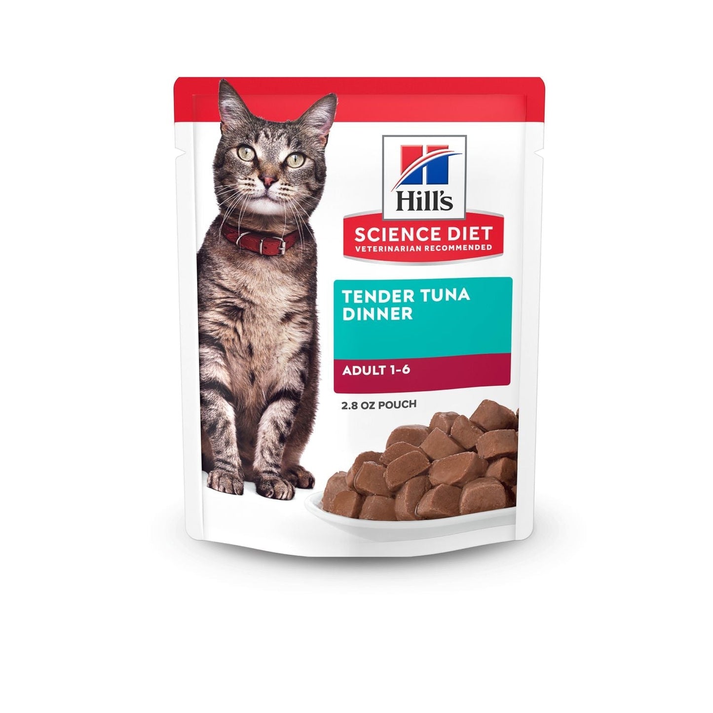 Hill's Science Diet | Alimento húmedo para gatos adultos Adult Tender Tuna Dinner (Pack de 6 sobres de 79.39g)
