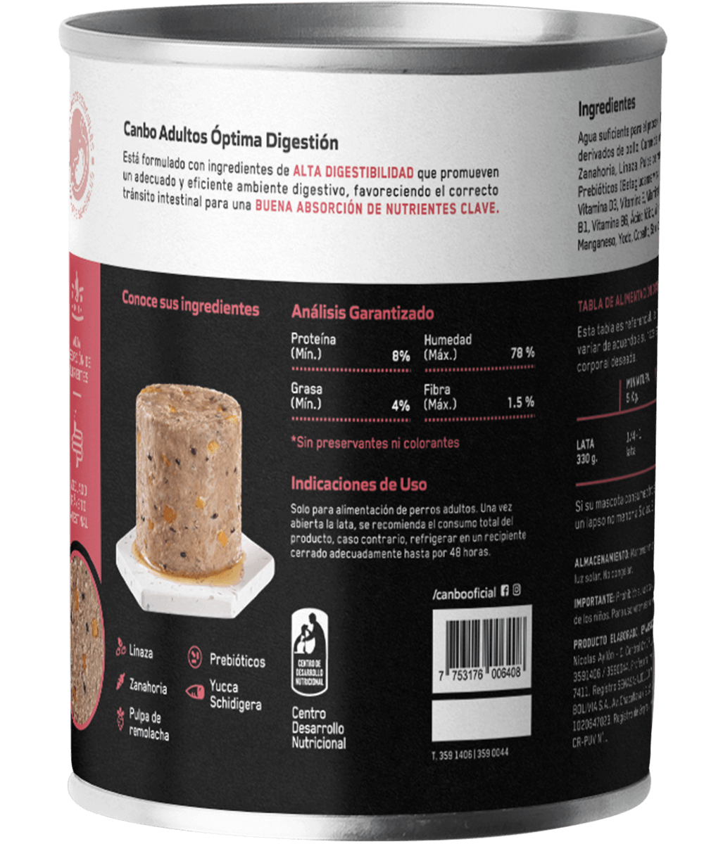 Canbo | DOG PATE OPTIMA DIGESTION AD