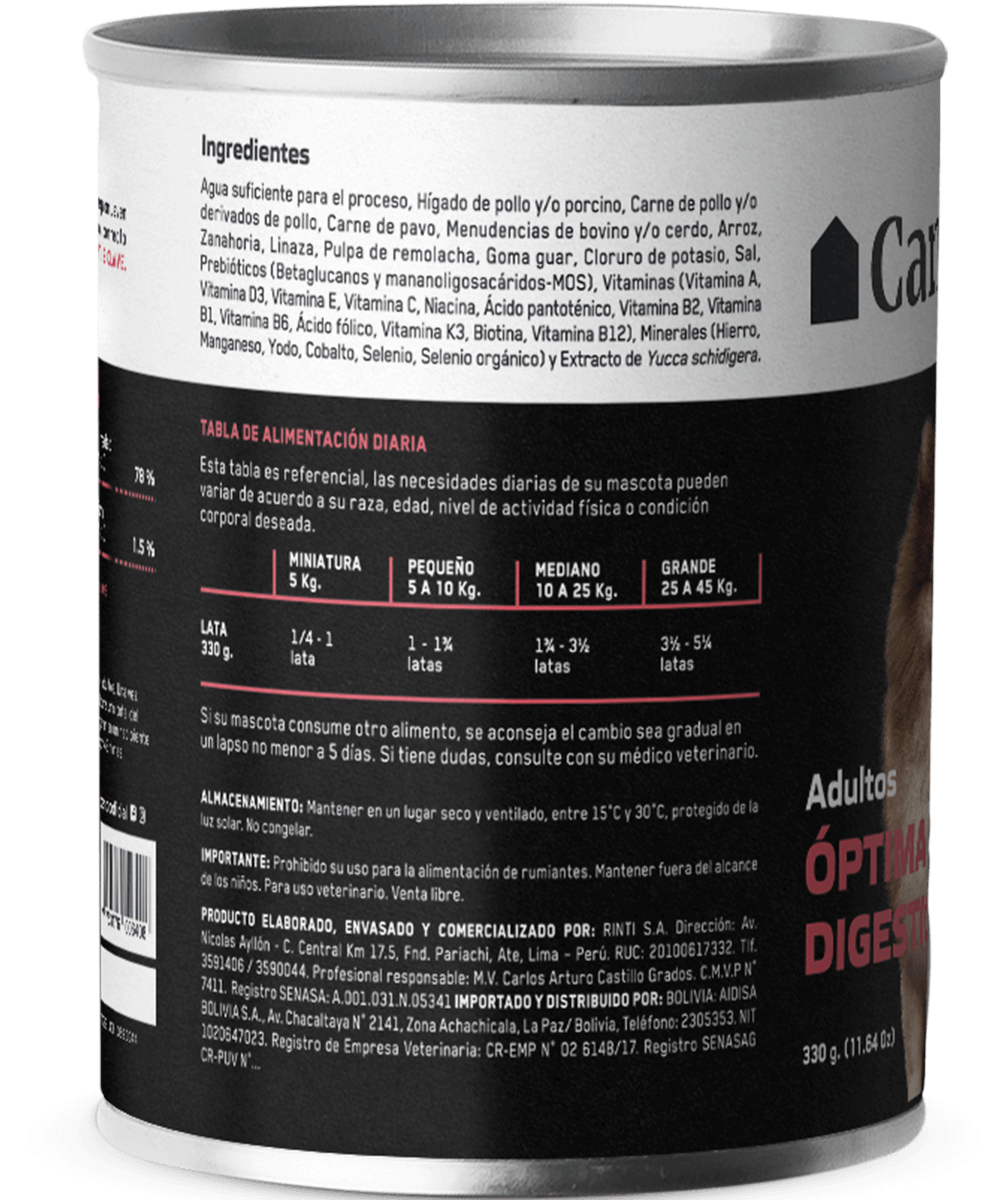 Canbo | DOG PATE OPTIMA DIGESTION AD