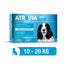 Agrovet Market | Atrevia 360° antiparasitario interno y externo para perros (4 tabletas masticables) – Medium · perros de 10 a 20 kg