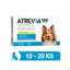 Agrovet Market | Atrevia ONE fluralaner antipulgas y antigarrapatas mensual para perros (1 tableta masticable) – Medium · perros de 10 a 20 kg