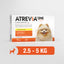 Agrovet Market | Atrevia ONE fluralaner antipulgas y antigarrapatas mensual para perros (1 tableta masticable) – Mini · perros de 2,5 a 5 kg