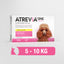 Agrovet Market | Atrevia ONE fluralaner antipulgas y antigarrapatas mensual para perros (4 tabletas masticables) – Small · perros de 5 a 10 kg