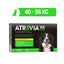 Agrovet Market | Atrevia XR fluralaner antipulgas y antigarrapatas de 3 meses para perros (4 tabletas masticables) – X-Large · perros de 40 a 56 kg
