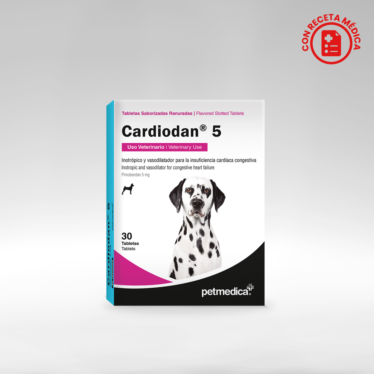 Agrovet Market | Cardiodan pimobendan tabletas palatables para perros (caja x 30) – 5 mg · caja x 30 tabletas