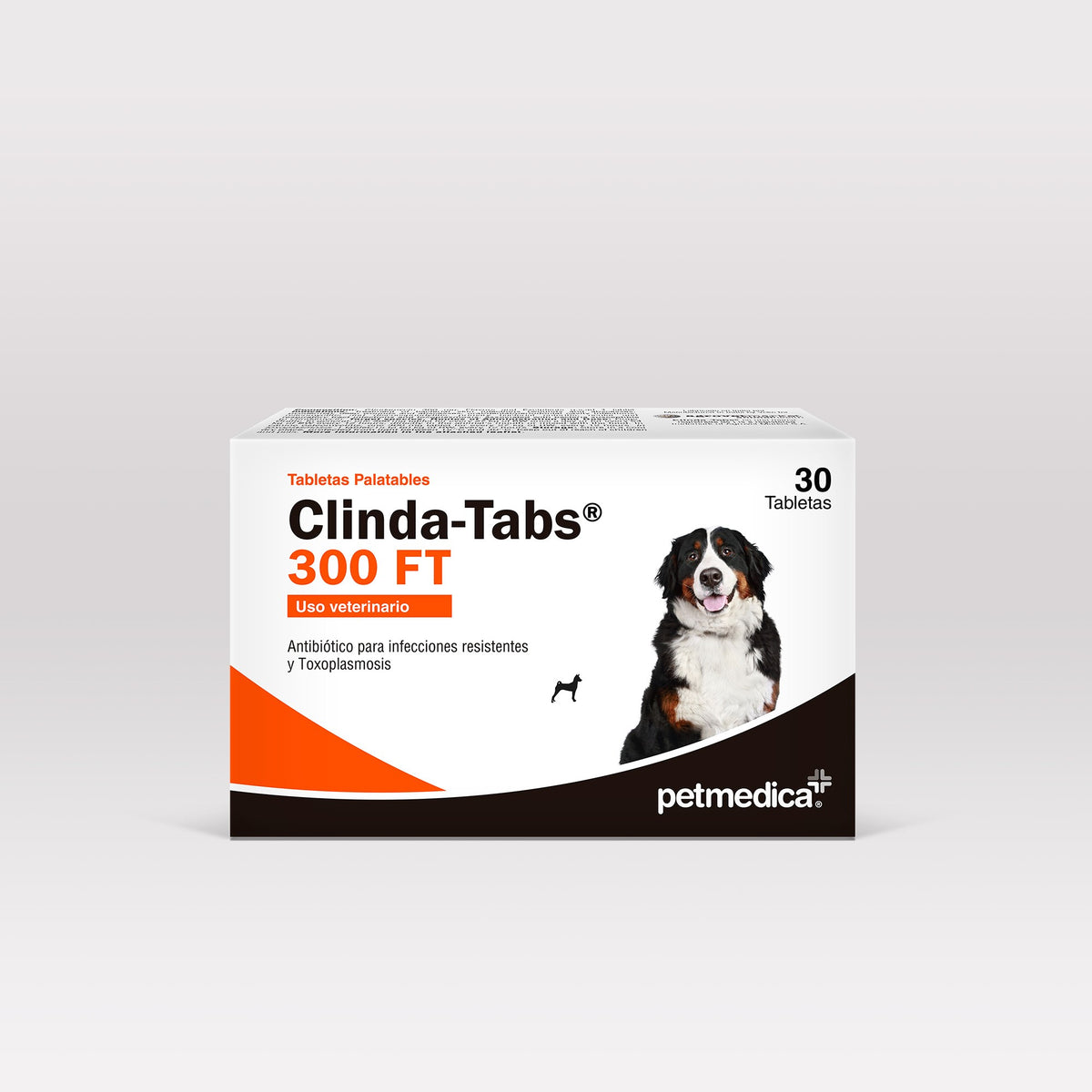 Agrovet Market | Clinda-Tabs clindamicina en tabletas palatables para perros y gatos – 300 mg · caja x 30 tabletas