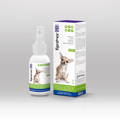 Agrovet Market | Fipronex G5 Spray antipulgas y antigarrapatas para perros – 55 mL, 110 mL, 275 mL