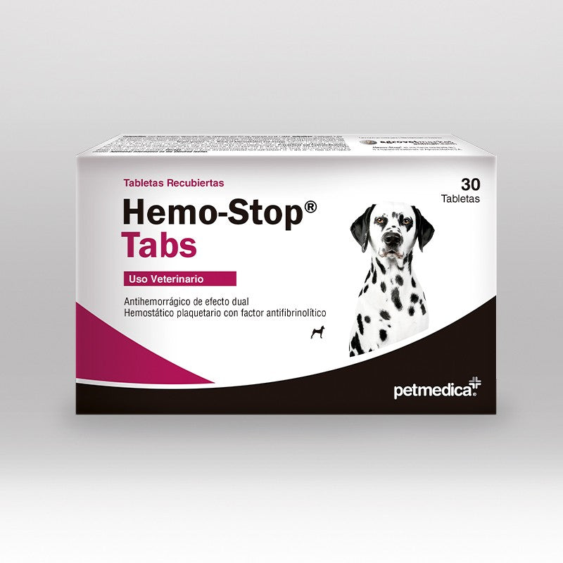 Agrovet Market | Hemo-Stop Tabs etamsilato y ácido tranexámico antihemorrágico para perros (caja x 30 tabletas) – Caja x 30 tabletas