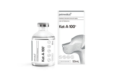 Agrovet Market | Ket-A-100 ketamina 100 mg/ml solución inyectable anestésica para perros y gatos – 30 ml y 50 ml