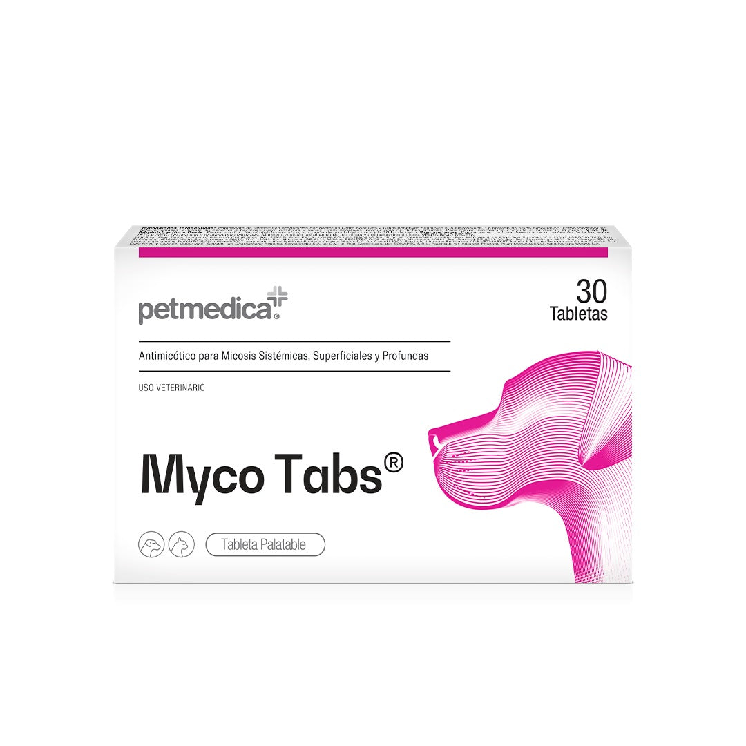 Agrovet Market | Myco-Tabs itraconazol 100 mg antimicótico oral para perros y gatos (caja x 30 tabletas) – Caja x 30 tabletas