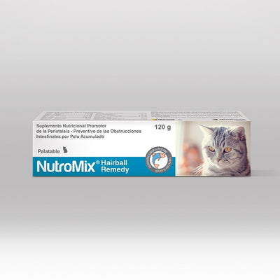 Agrovet Market | Nutromix Hairball Remedy gel oral para bolas de pelo en gatos 120 g – Tubo de 120 g
