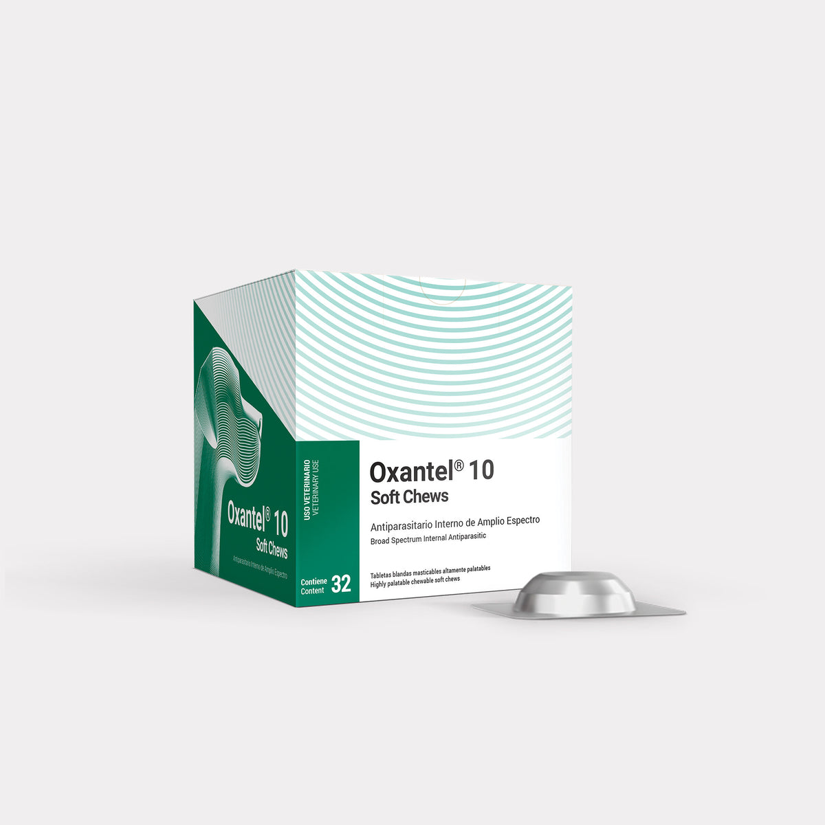 Agrovet Market | Oxantel Soft Chews oxibendazol + praziquantel tabletas masticables antiparasitarias para perros (caja x 32) – Oxantel 10 · 1 tableta por cada 10 kg · caja x 32