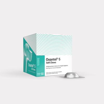 Agrovet Market | Oxantel Soft Chews oxibendazol + praziquantel tabletas masticables antiparasitarias para perros (caja x 32) – Oxantel 5 · 1 tableta por cada 5 kg · caja x 32