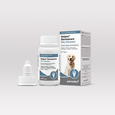 Agrovet Market | Vetpro Dermacare Otic Cleanser limpiador ótico con ácido láctico y salicílico para perros y gatos – 50 ml, 100 ml