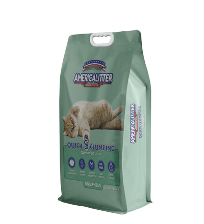 America Litter | Arena sanitaria Quick Clumping sin aroma — 7 kg