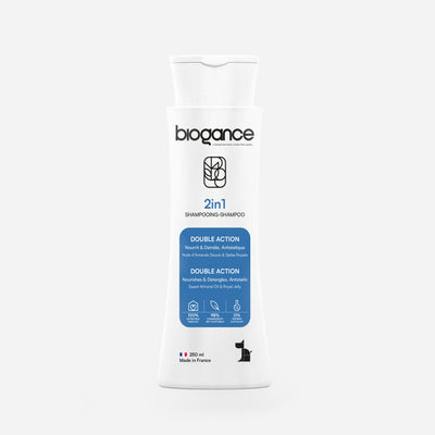 Biogance 2 en 1 shampoo y acondicionador 250 ml · envase frontal
