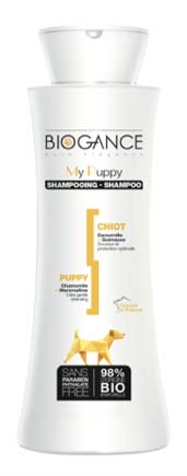Biogance My Puppy shampoo para cachorros · envase de diseño anterior