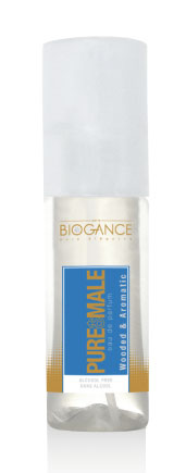 Biogance Pure Male perfume para mascotas · envase de diseño anterior