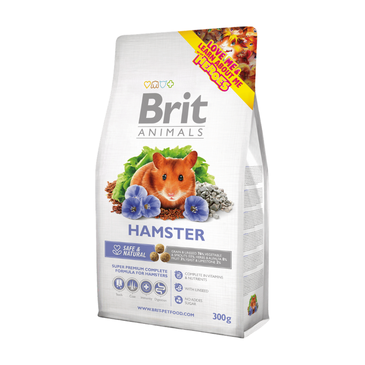 Brit Animals Hamster Complete, bolsa de 300 g