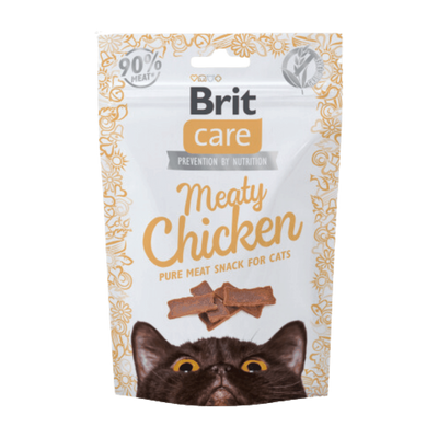 Brit Care Cat Snack Meaty Chicken · envase frontal