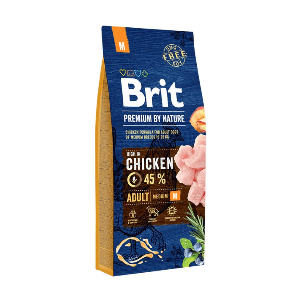 Brit Premium by Nature Adult Medium, saco de 15 kg