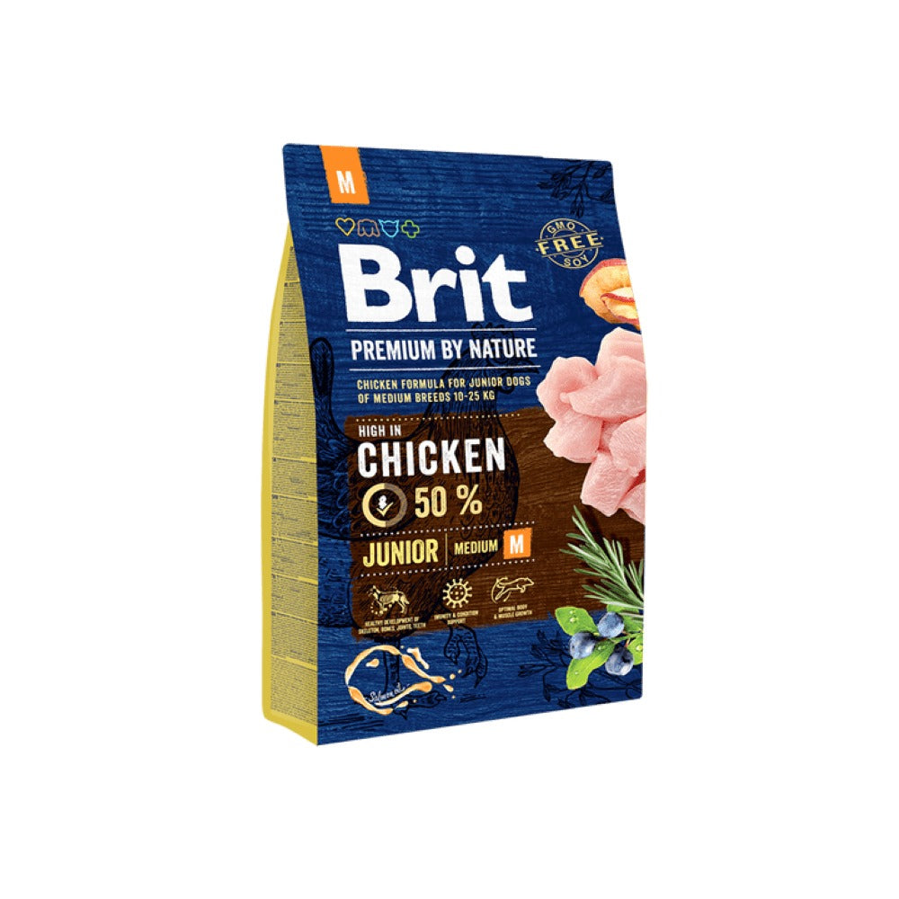 Brit Premium by Nature Junior Medium, saco de 3 kg