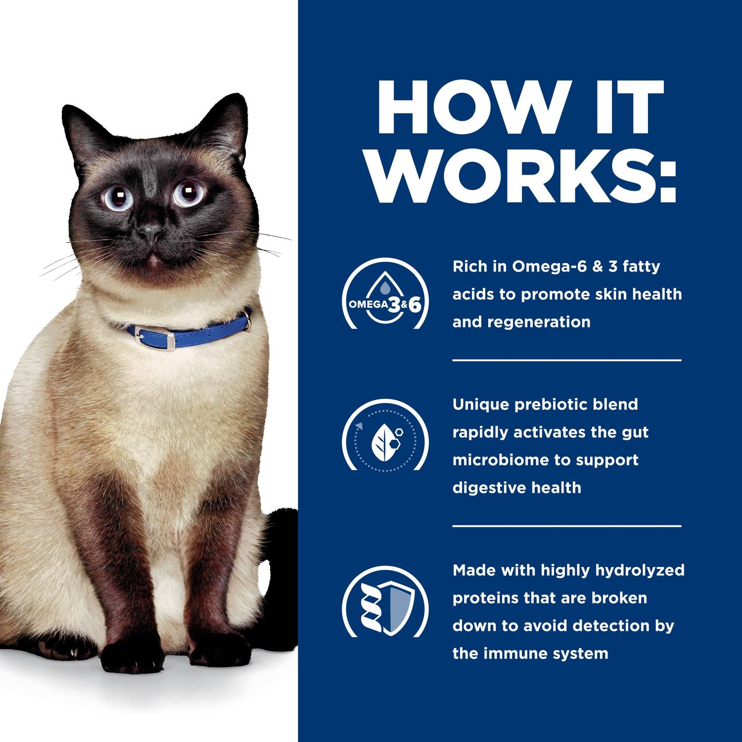 Hill's Prescription Diet | Alimento húmedo para gatos Food Sensitivities z/d (Pack de 6 latas de 156 g)