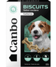 Canbo Biscuits sabor cordero cachorros – caja frontal