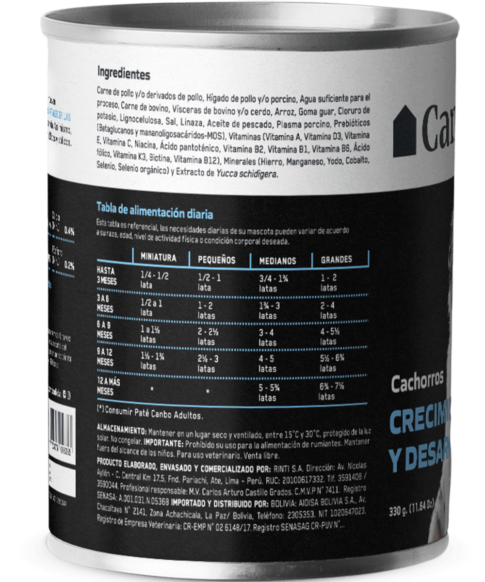 Canbo | DOG PATE CRECIMIENTO Y DESARROLLO CACH