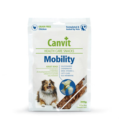Canvit Mobility Health Care Snack 200 g · envase frontal