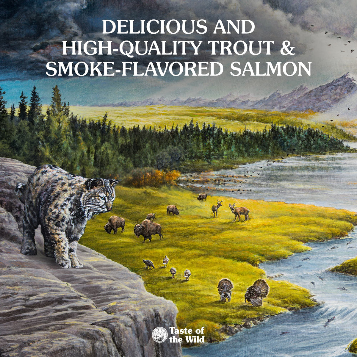 Taste of the Wild | Canyon River gatos con trucha y salmón ahumado