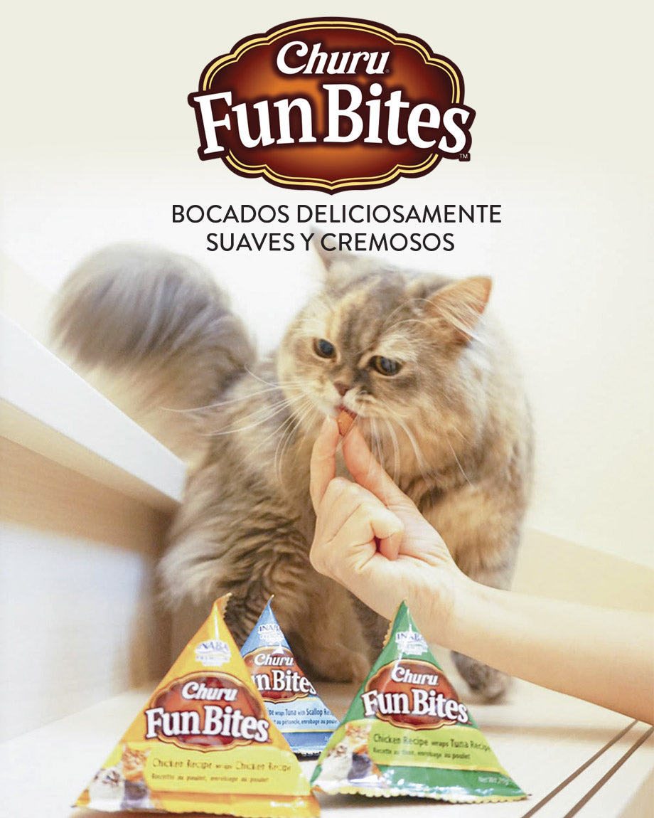 Inaba Churu Fun Bites — foto oficial de la gama para gatos