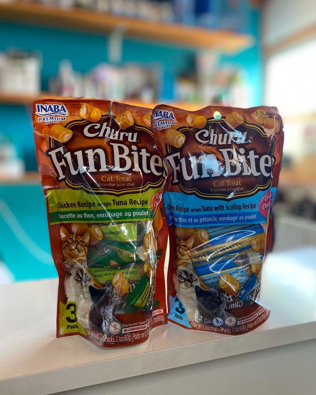 Inaba Churu Fun Bites — foto oficial de la gama para gatos