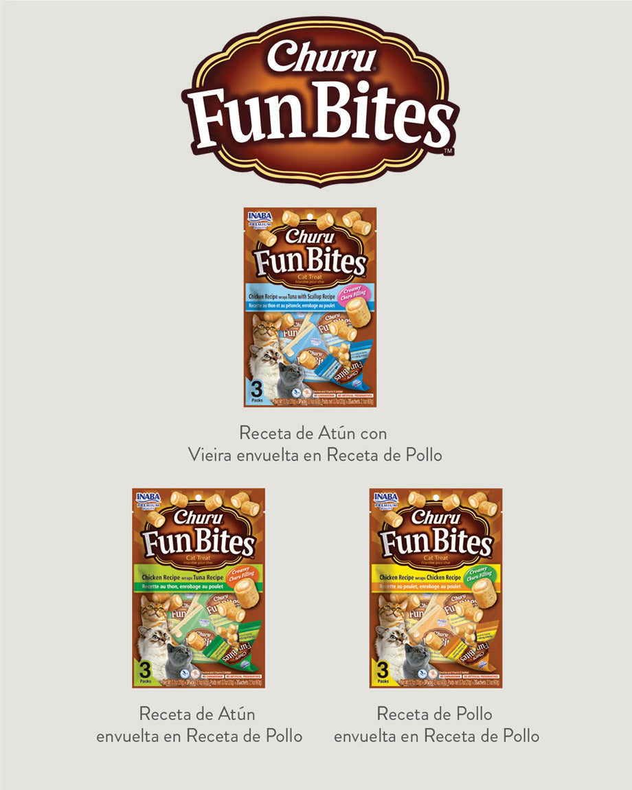 Inaba Churu Fun Bites — foto oficial de la gama para gatos