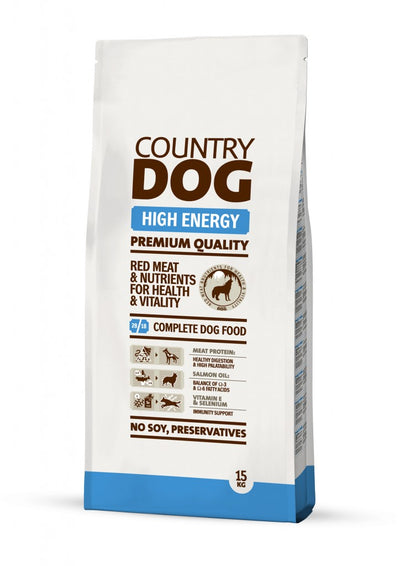 Country Dog High Energy 15 kg · envase frontal