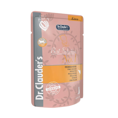 Dr.Clauder’s Best Selection N.º 1 Kitten, pollo para gatos · sobre de 85 g