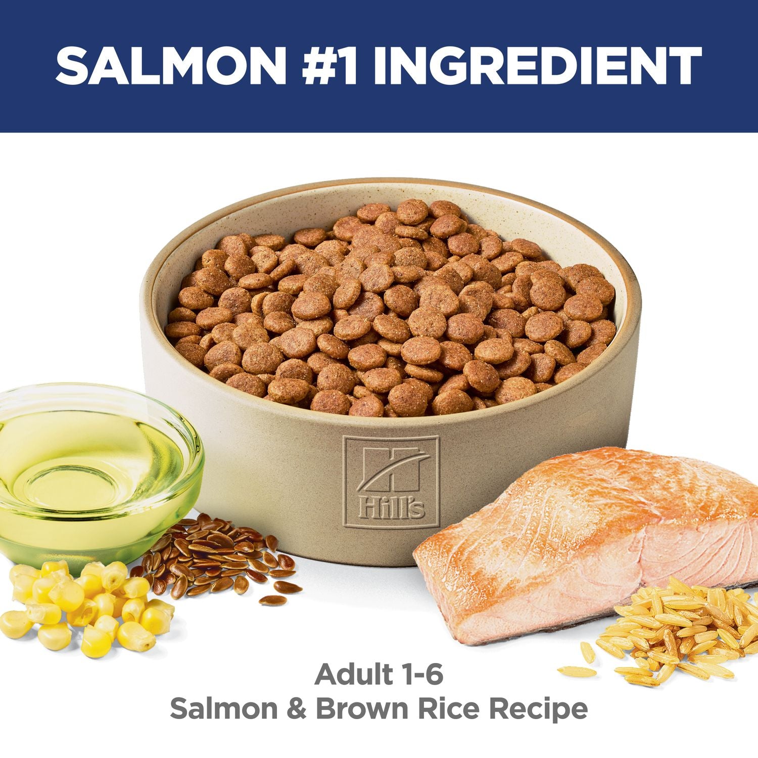 Hill's Science Diet | Alimento seco para perros adultos Adult. Receta de salmón.