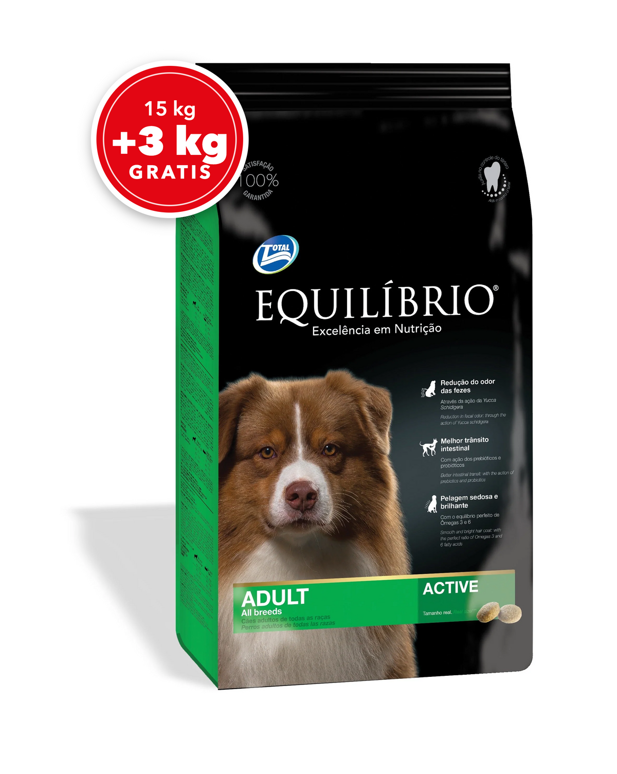 Equilibrio | Alimento seco para perros adultos Adult All Breeds — 18 kg (15 + 3 kg gratis)