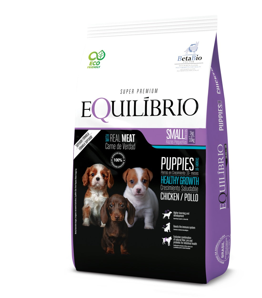 Equilibrio | Alimento seco para perros cachorros Puppies Small Breeds — nuevo empaque
