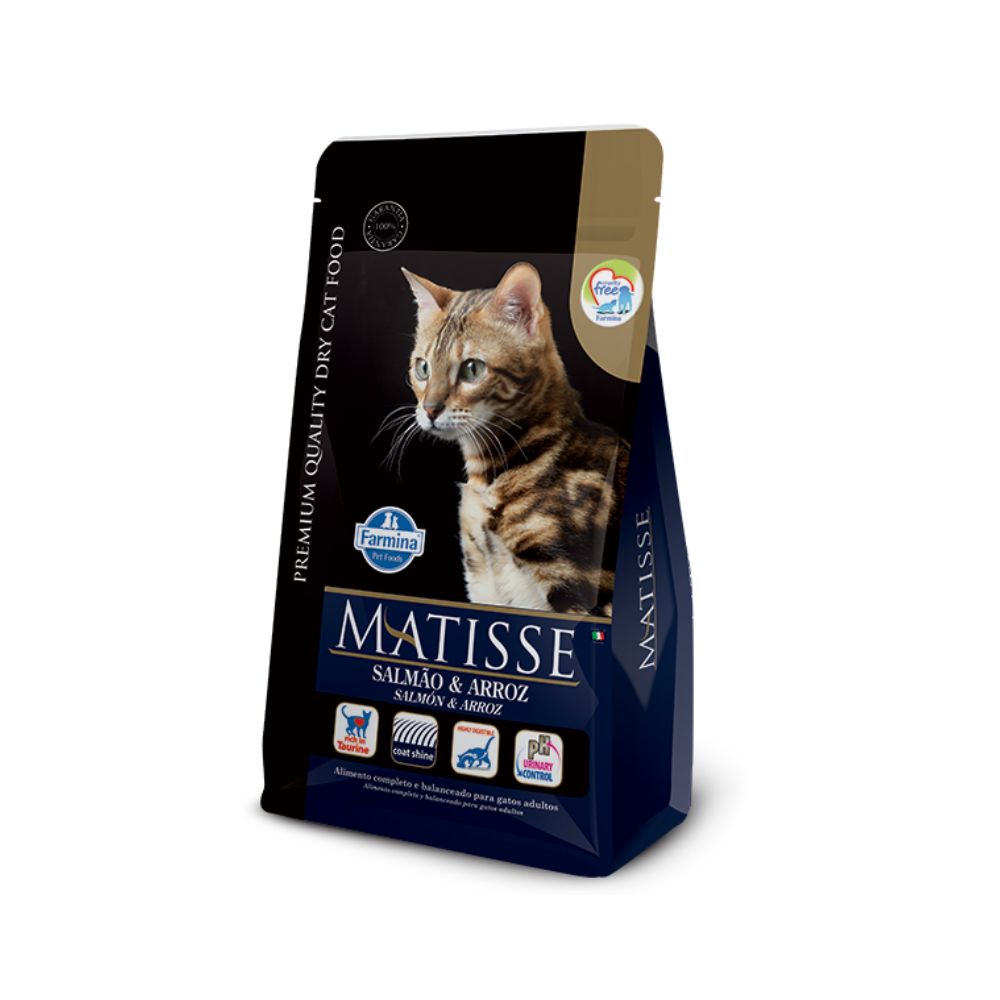 Farmina Matisse | Alimento seco para gatos adultos sabor salmón y arroz — 7.5KG