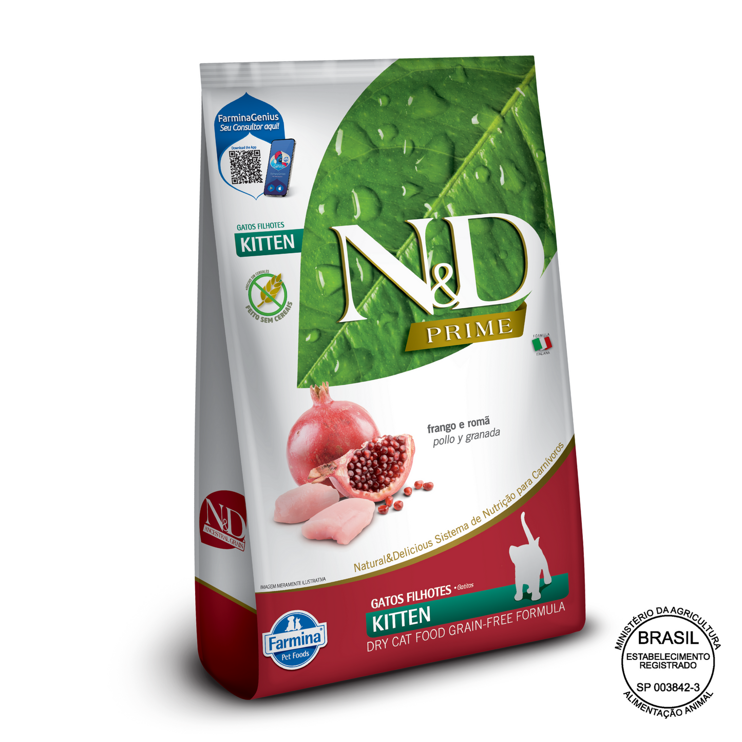 Farmina N&D Prime | Alimento seco para gatitos sabor pollo — 1.5KG