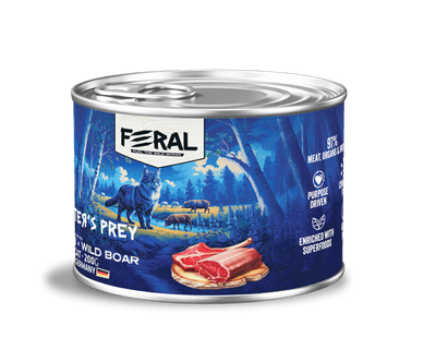 Feral | Alimento húmedo para gatos cordero con jabali — vista adicional