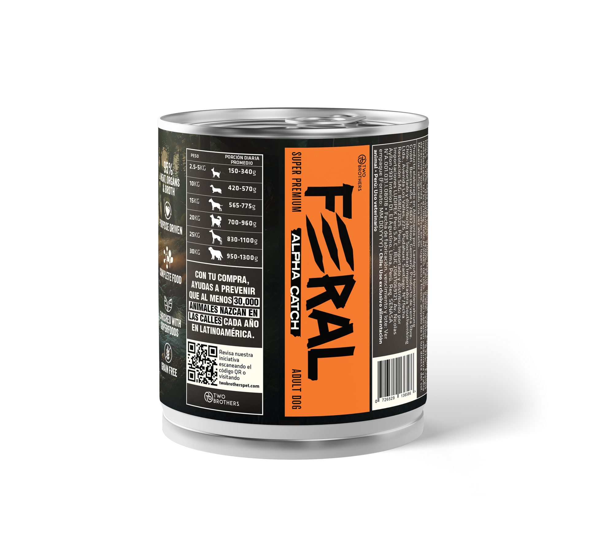 Feral | Alimento húmedo para perros carne de res con salmon — vista adicional
