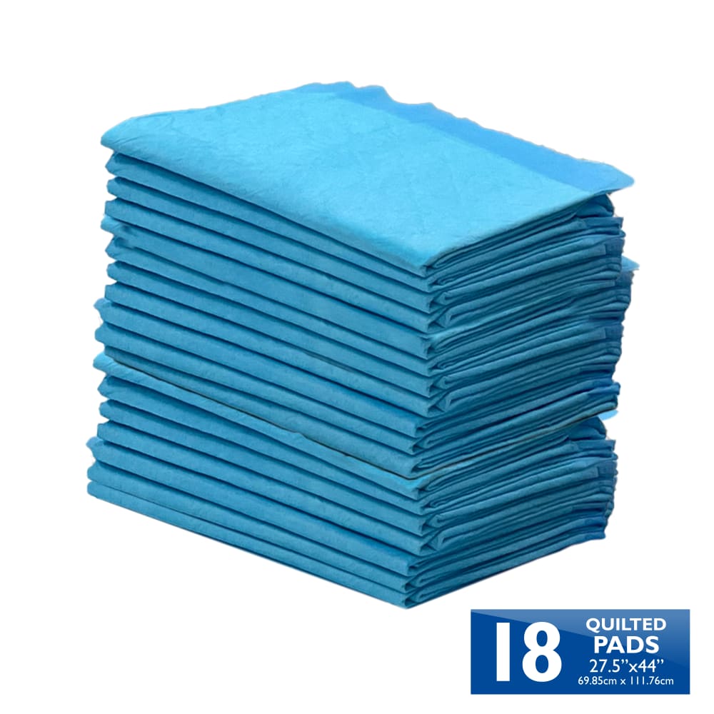 Four Paws Wee-Wee Gigantic con Runoff Edge Guard, 18 empapadores · 18 empapadores fuera del envase