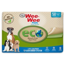 Four Paws Wee-Wee Eco, 50 empapadores · envase frontal (diseño anterior)